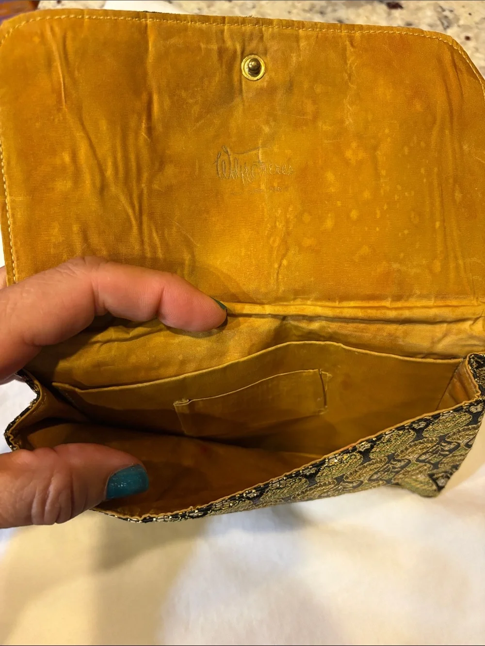 Vintage Vanity Collectible- Wolff Freres Cosmetic Style Bag